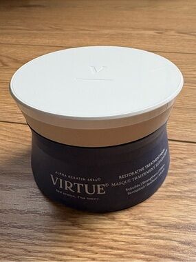 Virtue Restorative Hair Treatment Mask - White & Dark Blue